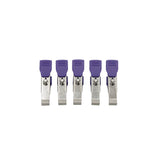 Universal ECG/EKG Electrode Clip Reusable All Vet Sizes ECG Alligator Clip Adapters for Snap Pinch Package of 5 - sinokmed