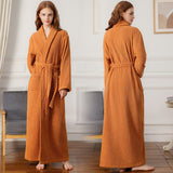 Weicher und saugfähiger Handtuchmantel, 100 % türkischer Frottee-Kimono-Bademäntel für Damen 