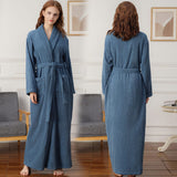 Weicher und saugfähiger Handtuchmantel, 100 % türkischer Frottee-Kimono-Bademäntel für Damen 
