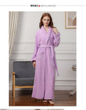 Weicher und saugfähiger Handtuchmantel, 100 % türkischer Frottee-Kimono-Bademäntel für Damen 