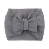 Breite Nylon-Stirnbänder mit Knoten, große Haarschleife, elastische Kopftücher, übergroße Haarbänder, große Haarschleifen, Haar-Accessoires für Babys, Mädchen, Säuglinge, Kleinkinder, Kinder 