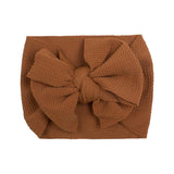 Breite Nylon-Stirnbänder mit Knoten, große Haarschleife, elastische Kopftücher, übergroße Haarbänder, große Haarschleifen, Haar-Accessoires für Babys, Mädchen, Säuglinge, Kleinkinder, Kinder 