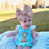 Breite Nylon-Stirnbänder mit Knoten, große Haarschleife, elastische Kopftücher, übergroße Haarbänder, große Haarschleifen, Haar-Accessoires für Babys, Mädchen, Säuglinge, Kleinkinder, Kinder 
