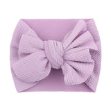 Breite Nylon-Stirnbänder mit Knoten, große Haarschleife, elastische Kopftücher, übergroße Haarbänder, große Haarschleifen, Haar-Accessoires für Babys, Mädchen, Säuglinge, Kleinkinder, Kinder 