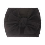 Breite Nylon-Stirnbänder mit Knoten, große Haarschleife, elastische Kopftücher, übergroße Haarbänder, große Haarschleifen, Haar-Accessoires für Babys, Mädchen, Säuglinge, Kleinkinder, Kinder 
