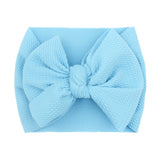 Breite Nylon-Stirnbänder mit Knoten, große Haarschleife, elastische Kopftücher, übergroße Haarbänder, große Haarschleifen, Haar-Accessoires für Babys, Mädchen, Säuglinge, Kleinkinder, Kinder 