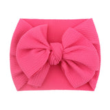 Breite Nylon-Stirnbänder mit Knoten, große Haarschleife, elastische Kopftücher, übergroße Haarbänder, große Haarschleifen, Haar-Accessoires für Babys, Mädchen, Säuglinge, Kleinkinder, Kinder 