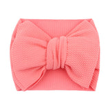Breite Nylon-Stirnbänder mit Knoten, große Haarschleife, elastische Kopftücher, übergroße Haarbänder, große Haarschleifen, Haar-Accessoires für Babys, Mädchen, Säuglinge, Kleinkinder, Kinder 