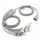For Marquette EKG Trunk cable 22341809 + EKG Leadwire 38401817 AHA Connector - sinokmed