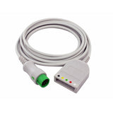 For Mindray 0010-30-42719 ECG Trunk Cable 5 Lead to 12Pin Connector AHA Latex - sinokmed